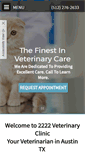 Mobile Screenshot of 2222veterinaryclinic.com