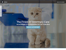 Tablet Screenshot of 2222veterinaryclinic.com